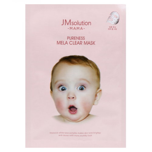 JMSOLUTION Маска гипоаллергенная тканевая для осветления кожи Mama Pureness Mela Clear Mask  в Казахстане, интернет-аптека Aurma.kz