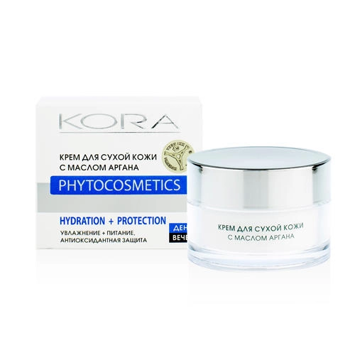 Крем Кора для сухой кожи с маслом аргана  в Казахстане, интернет-аптека Aurma.kz