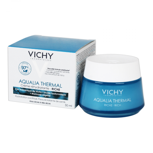 VICHY AQUALIA THERMAL Крем для лица rich 50мл  в Казахстане, интернет-аптека Aurma.kz