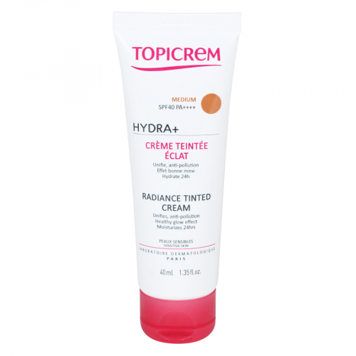 TOPICREM Крем для лица тональный с эффектом сияния Medium SPF40 40ml  в Казахстане, интернет-аптека Aurma.kz