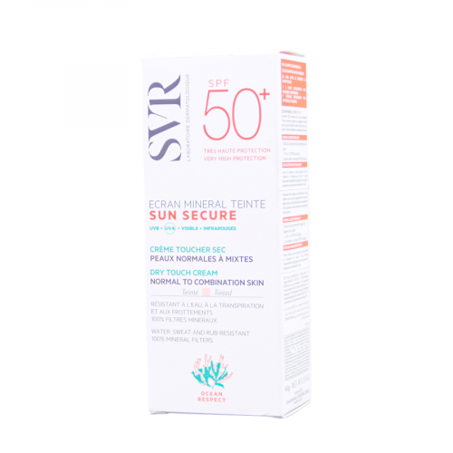 SVR SUN SECURE Крем-экран солнцезащитный для нормальной кожи SPF-50+ 60гр.  в Казахстане, интернет-аптека Рокет Фарм