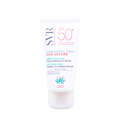 SVR SUN SECURE Крем-экран солнцезащитный для нормальной кожи SPF-50+ 60гр.  в Казахстане, интернет-аптека Aurma.kz