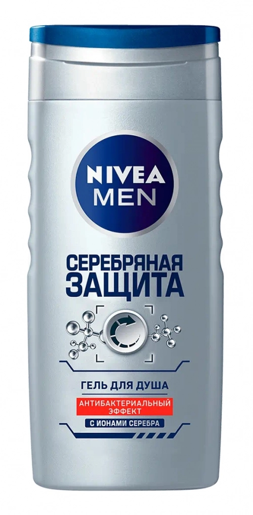 Nivea Гель для душа Серебряная защита в Казахстане, интернет-аптека Aurma.kz
