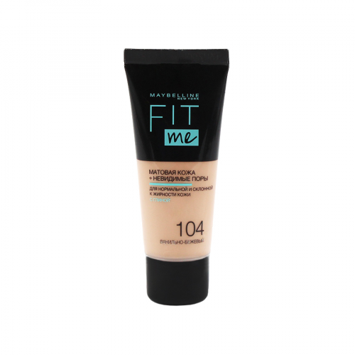 MAYBELLINE Крем тональный Fit me 30мл 104  в Казахстане, интернет-аптека Aurma.kz