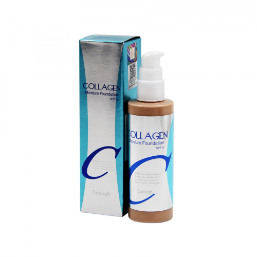 ENOUGH Collagen Whitening Moisture Foundation  3 в 1 SPF15 100мл  в Казахстане, интернет-аптека Aurma.kz