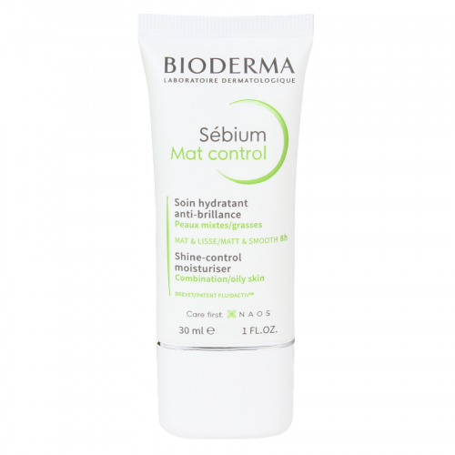 BIODERMA SEBIUM Крем увлажняющий, контроль жирного блеска, 30мл.  в Казахстане, интернет-аптека Aurma.kz