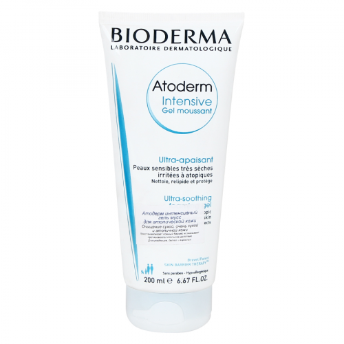 BIODERMA ATODERM Гель-мусс Интенсивный для атопической кожи 200мл  в Казахстане, интернет-аптека Aurma.kz