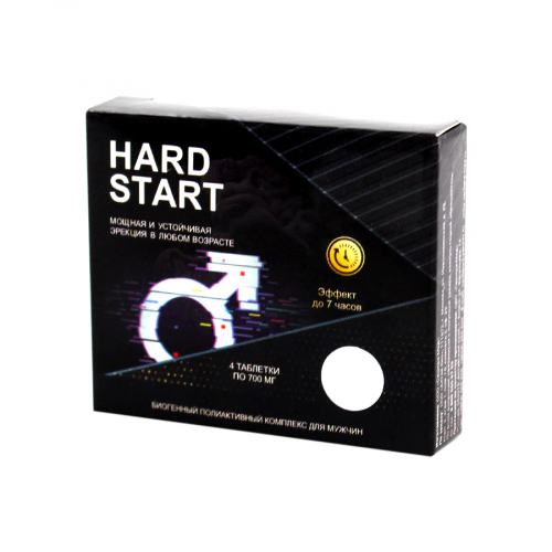 HARD START Капсулы для потенции у мужчин 4таб.,  в Казахстане, интернет-аптека Aurma.kz