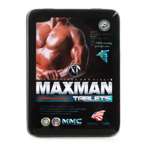 MAXMAN XI Таблетки для мужчин 3800mg*10шт  в Казахстане, интернет-аптека Aurma.kz