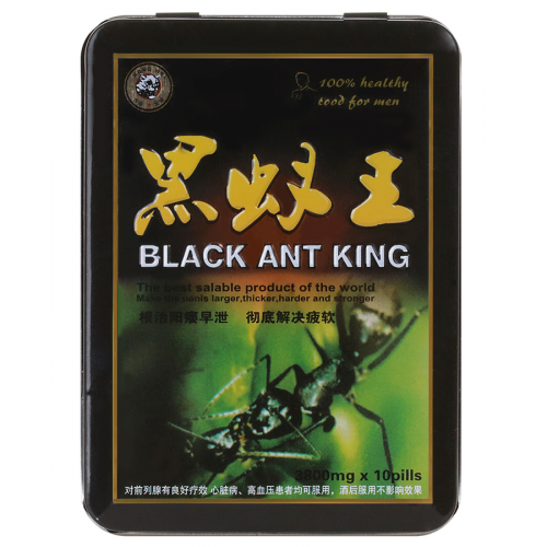 BLACK ANT KING Капсулы 10шт*3800 (муравей)  в Казахстане, интернет-аптека Aurma.kz