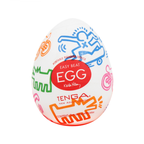 TENGA Мастурбатор Keith Haring Egg Street E24587  в Казахстане, интернет-аптека Aurma.kz