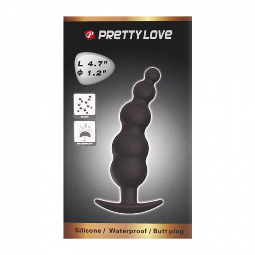 PRETTY LOVE Пробка анальная L4.6 BI-040039N  в Казахстане, интернет-аптека Aurma.kz