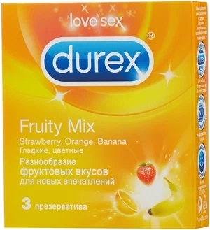 Презервативы Дюрекс Fruity Mix Презервативы в Казахстане, интернет-аптека Рокет Фарм