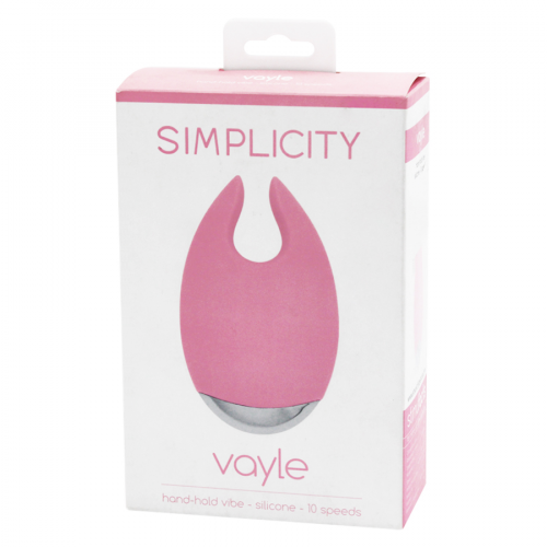 VAYLE Вибростимулятор Simplicity 10 speeds pink SIM055PNK  в Казахстане, интернет-аптека Aurma.kz