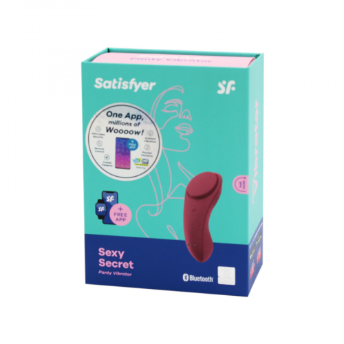 SATISFYER Sexy Secret Вибромассажер в трусики бесшумный J2018-98 4,1,11,40  в Казахстане, интернет-аптека Aurma.kz