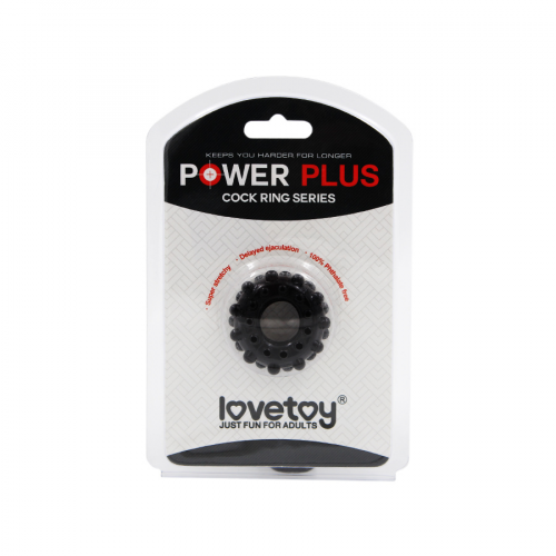 LOVETOY POWER PLUS Кольцо эрекционное LV1433B  в Казахстане, интернет-аптека Aurma.kz