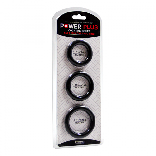 LOVETOY Кольцо эрекционное POWER PLUS Snug Ring Black (12.170) LV443001  в Казахстане, интернет-аптека Aurma.kz