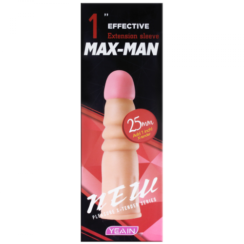 YEAIN Насадка MAX-MAN Extension sleeve 25mm  в Казахстане, интернет-аптека Aurma.kz