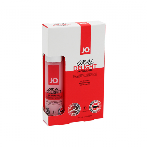 JO Лубрикант Oral Delight Strawberry Sensation 30мл 40481  в Казахстане, интернет-аптека Aurma.kz