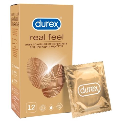 Презервативы Durex Real Feel  в Казахстане, интернет-аптека Рокет Фарм