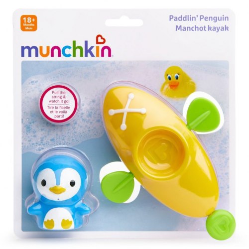 Игрушка для ванны Munchkin Пингвин в лодке Paddlin' Penguin с 18 мес  в Казахстане, интернет-аптека Рокет Фарм