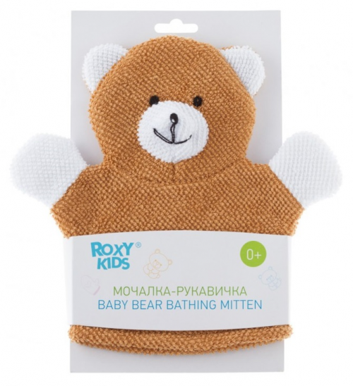 Махровая мочалка-рукавичка Roxy Kids Baby Bear  в Казахстане, интернет-аптека Рокет Фарм