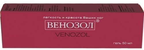 ВИС ООО лечебный крем Венозол 50 мл Гель в Казахстане, интернет-аптека Рокет Фарм