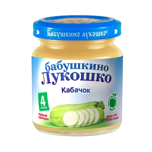 Бабушкино Лукошко пюре кабачки с 4 мес Пюре в Казахстане, интернет-аптека Рокет Фарм