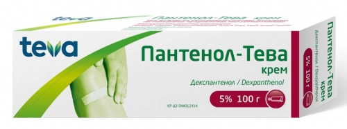 Пантенол Тева 5% Крем в Казахстане, интернет-аптека Aurma.kz