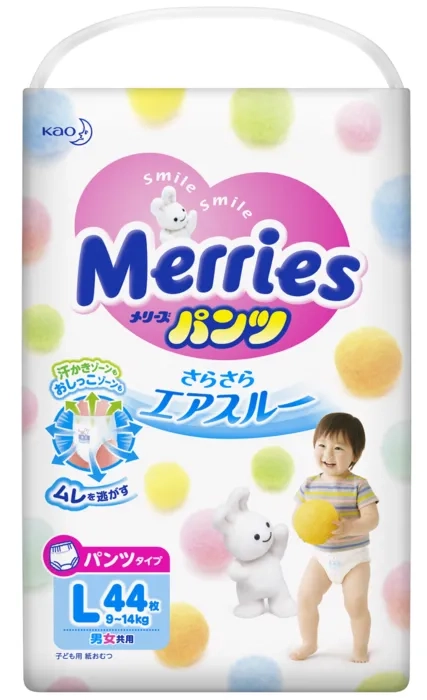 Подгузники Merries L (9-14 кг)  в Казахстане, интернет-аптека Aurma.kz