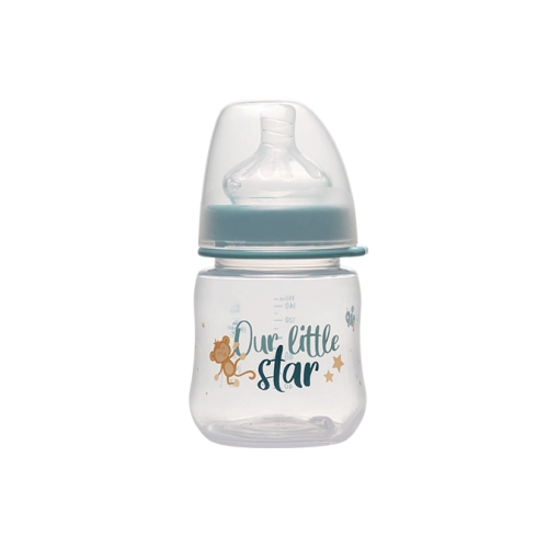 NIP Бутылочка пластиковая для мальчика, с соской силикон 0+	  в Казахстане, интернет-аптека Aurma.kz