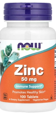 Now Foods Цинк в Казахстане, интернет-аптека Aurma.kz