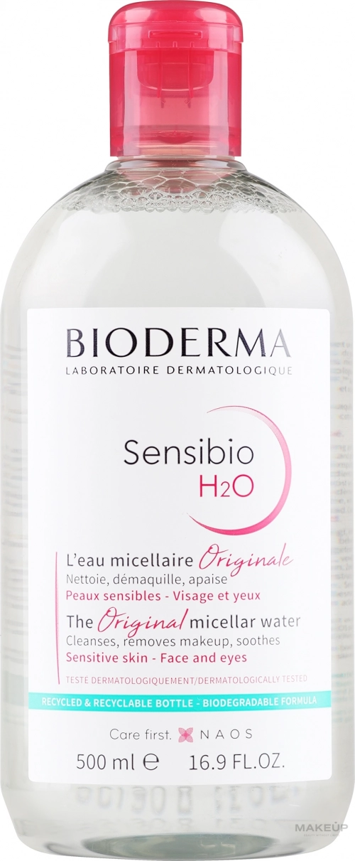 Bioderma мицеллярная вода очищающая Sebium H2O с помпой  в Казахстане, интернет-аптека Aurma.kz