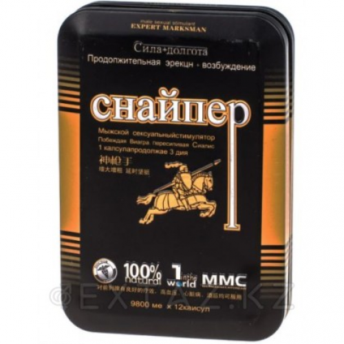 Мужской возбудитель "Снайпер" (12 таб.)  в Казахстане, интернет-аптека Aurma.kz