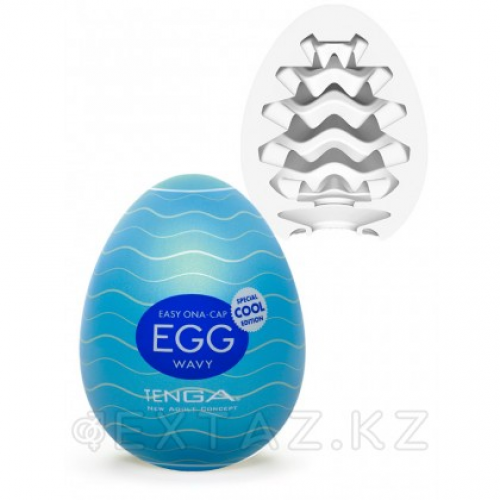 TENGA Egg Мастурбатор яйцо Cool с охлаждающим эффектом  в Казахстане, интернет-аптека Aurma.kz