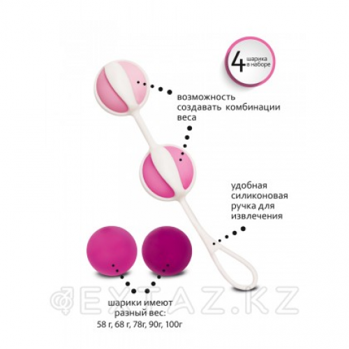 Вагинальные шарики Geisha Balls 2  в Казахстане, интернет-аптека Aurma.kz