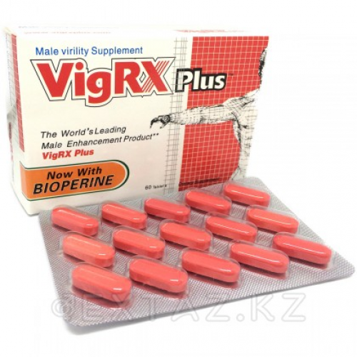 Препарат для улучшения потенции "VigRX plus" (60 капсул)  в Казахстане, интернет-аптека Aurma.kz