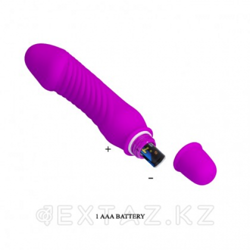 Мини вибратор "Stev" 13,5 x 2,9 см. фиолетовый  в Казахстане, интернет-аптека Aurma.kz