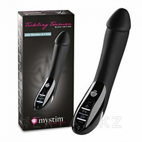 MYSTIM Вибратор с электростимуляцией Tickling Truman черный выпуск в Казахстане, интернет-аптека Aurma.kz
