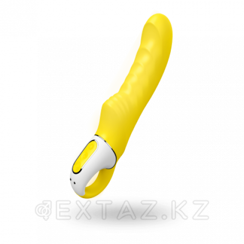 Желтый вибратор для точки G Satisfyer Vibes - Yummy Sunshine, 22 см  в Казахстане, интернет-аптека Aurma.kz