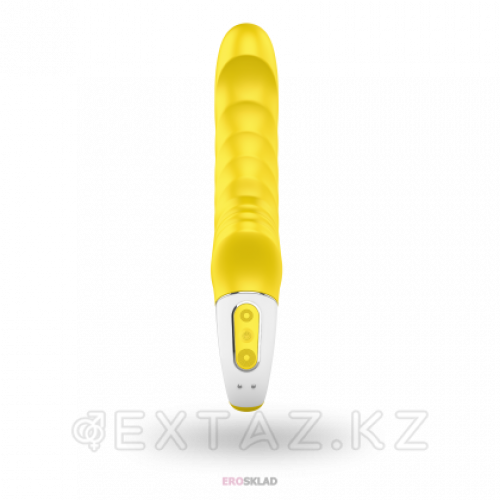 Желтый вибратор для точки G Satisfyer Vibes - Yummy Sunshine, 22 см  в Казахстане, интернет-аптека Aurma.kz
