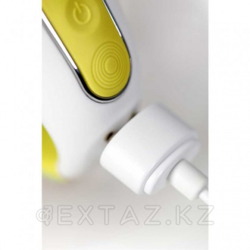Желтый вибратор для точки G Satisfyer Vibes - Yummy Sunshine, 22 см в Казахстане, интернет-аптека Aurma.kz