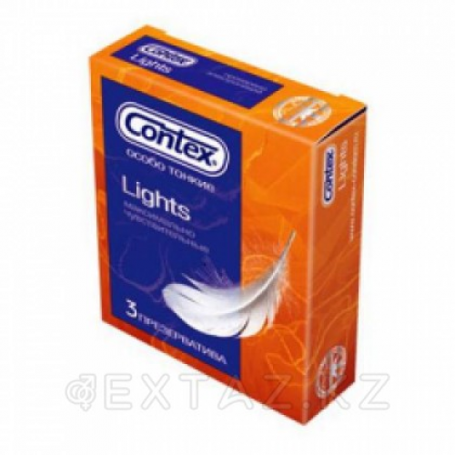 Презервативы Contex Lights, 3 шт.  в Казахстане, интернет-аптека Рокет Фарм