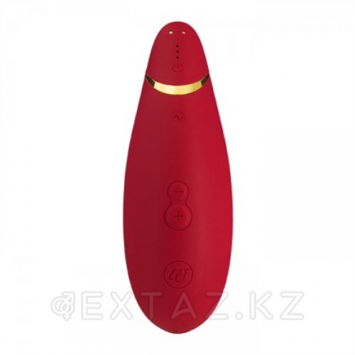 Бесконтактный клиторальный стимулятор Womanizer Premium красный/золотой в Казахстане, интернет-аптека Aurma.kz