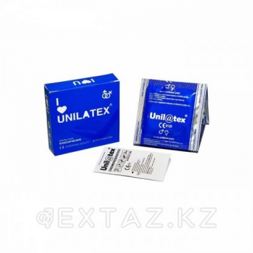 ПРЕЗЕРВАТИВЫ UNILATEX "NATURAL PLAIN" классические, 3 шт.  в Казахстане, интернет-аптека Рокет Фарм