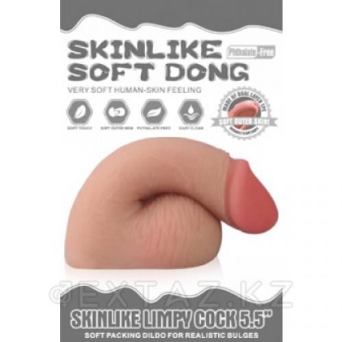 Фаллоимитатор для ношения Skinlike Limpy Cock  в Казахстане, интернет-аптека Aurma.kz