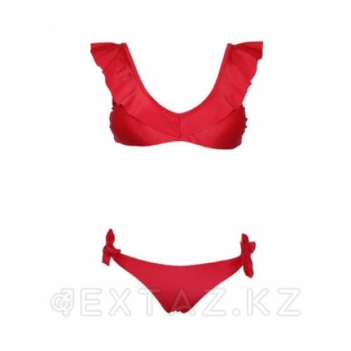 Купальник Wine Red Ruffle (M)  в Казахстане, интернет-аптека Рокет Фарм