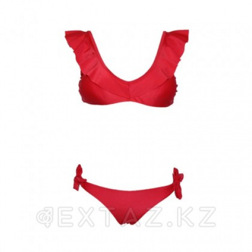 Купальник Wine Red Ruffle (L)  в Казахстане, интернет-аптека Aurma.kz
