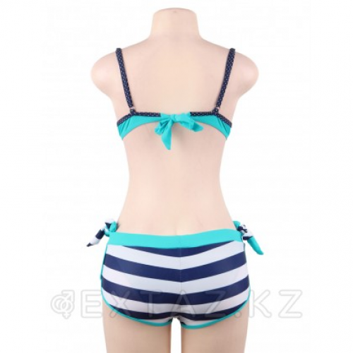 Купальник тройка Stripe Blue (M)  в Казахстане, интернет-аптека Рокет Фарм