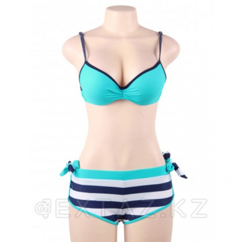 Купальник тройка Stripe Blue (2XL)  в Казахстане, интернет-аптека Aurma.kz